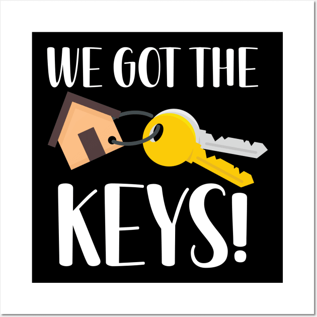 We Got The Keys Wall Art by maxcode